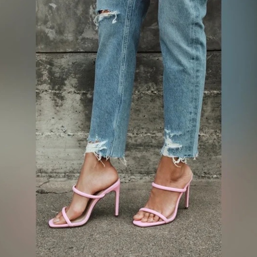 Pink heels